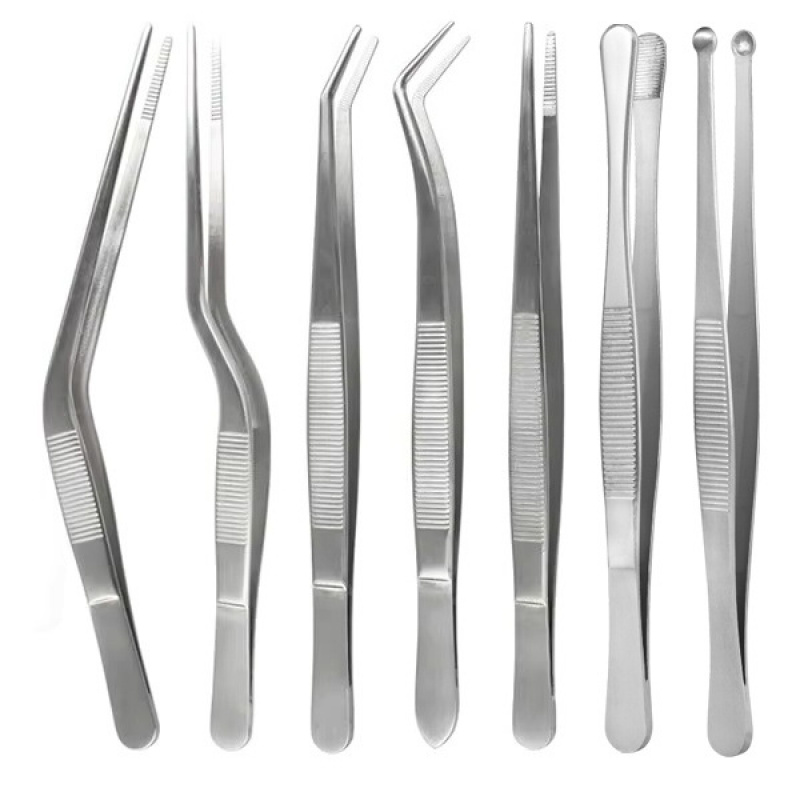 Home Cooking Utensil Set - ステンレス鋼メッキトング プロシェフサービングトングセット 高級料理用 デザートケーキ レストランキッチン用品