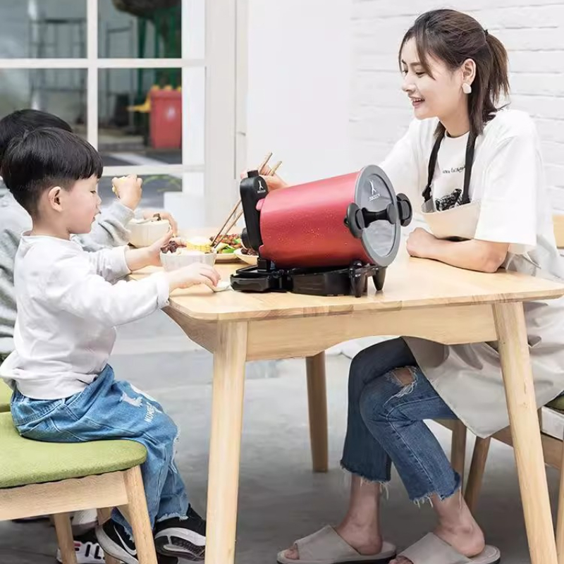 Home Cooking Fried Rice - 360 ° インテリジェント回転式屋外および家庭用調理機 調理機 チャーハン 焼きそば機