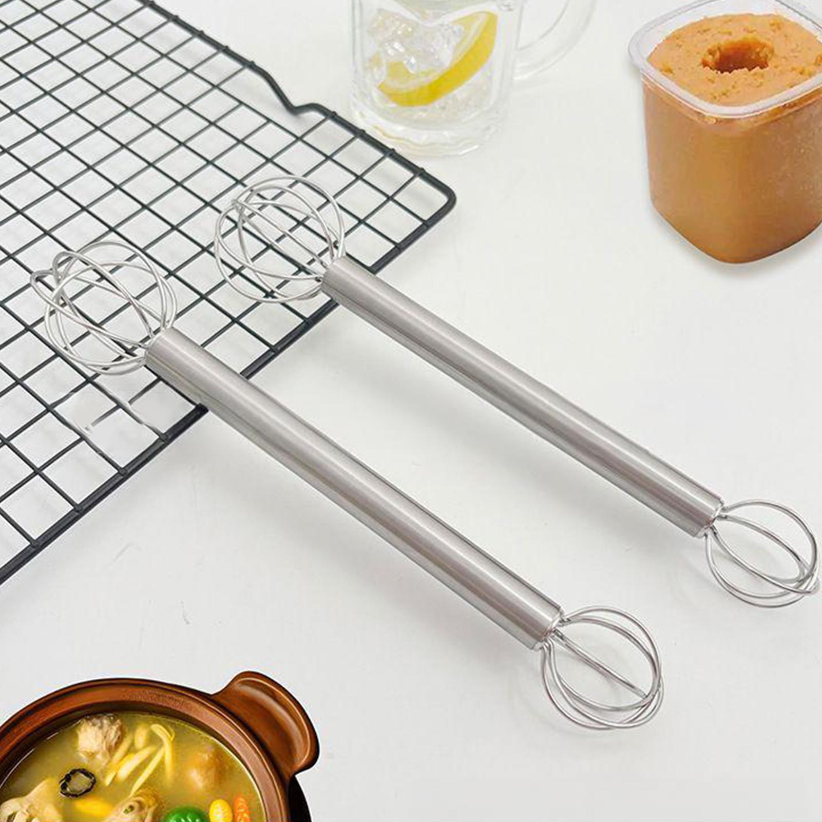 Home Cooking Japanese - Miso Muddler ハンドヘルドクリームホイッパー クリーム泡立て器ミキサー 人間工学に基づいたブレンダー 日本のミキシングツール