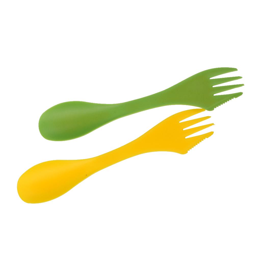 Home Cooking Utensil Set - 多機能キャンプ用スポークフォークカトラリーセット BPAフリー ハイキング用食器 ピクニックキッチンガジェット アウトドア旅行用