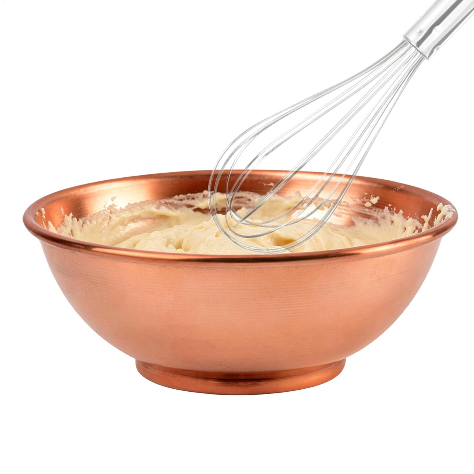 Home Cooking Food - 銅製ボウル 大型保存容器 サラダ用銅製皿 家庭用サービング ベーキング キッチン