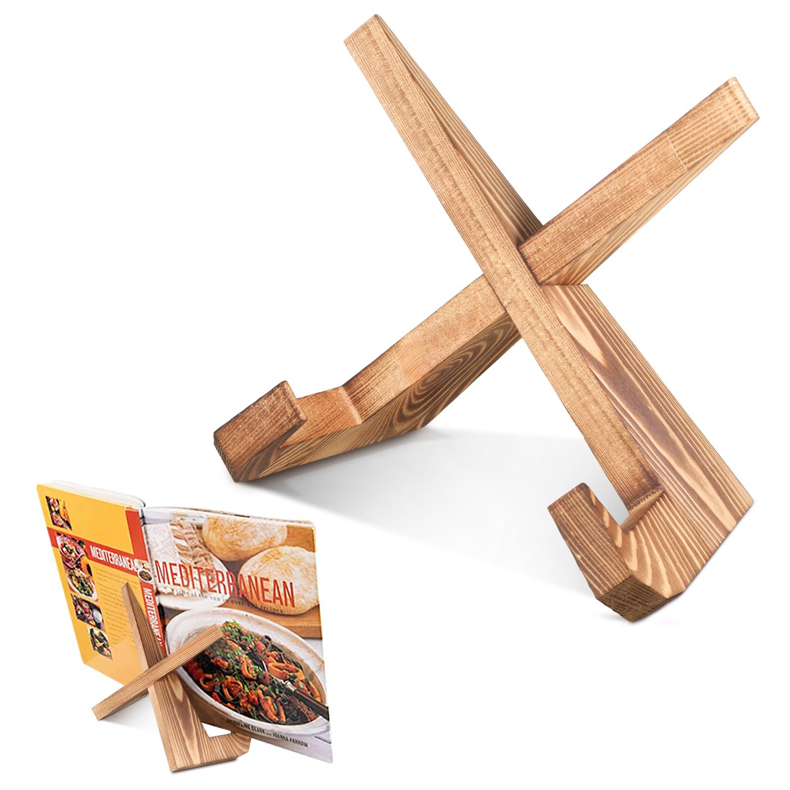 Home Cooking Menu - 木製料理本スタンド手作りレシピブックメニューディスプレイスタンドレストランホームハンギングスタディデスクトップホルダー調理用