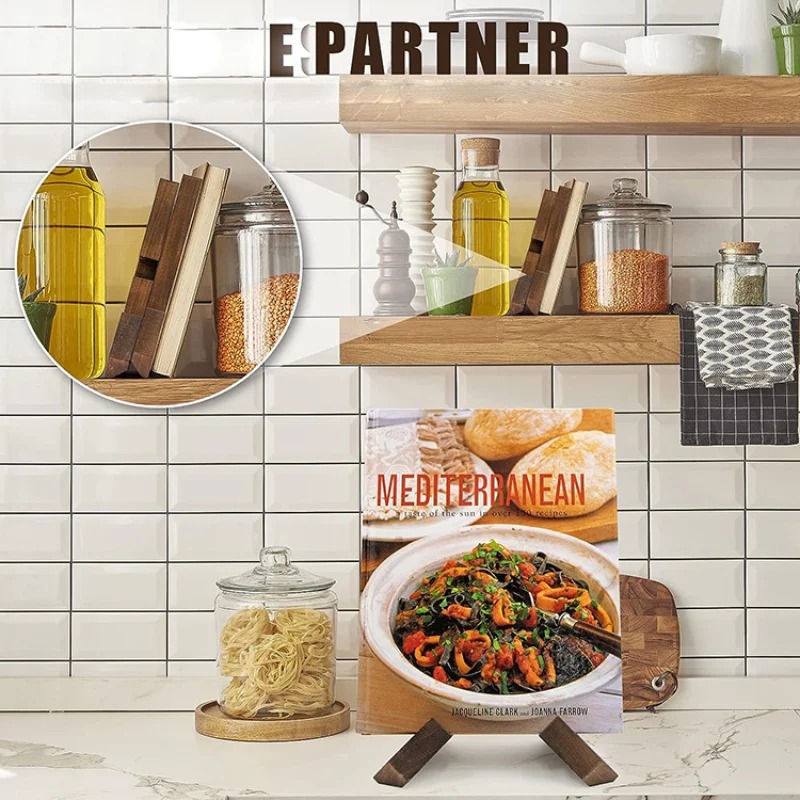 木製料理本スタンド手作りレシピブックメニュー表示スタンドレス - Home Cooking Menu のレビューと価格