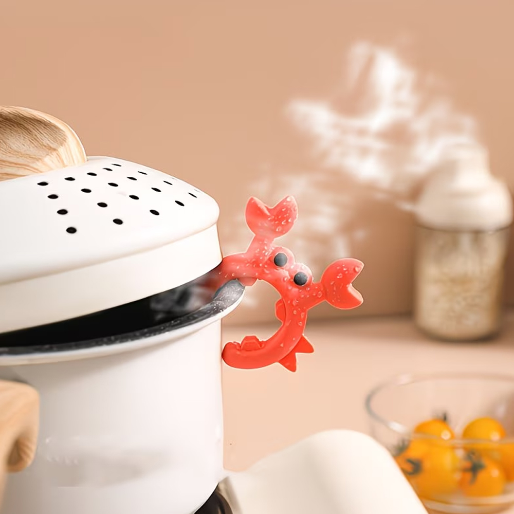 シリコン製スプーンホルダー2個セット、かわいいカニとタコのデ - Home Cooking Utensil Set のレビューと価格