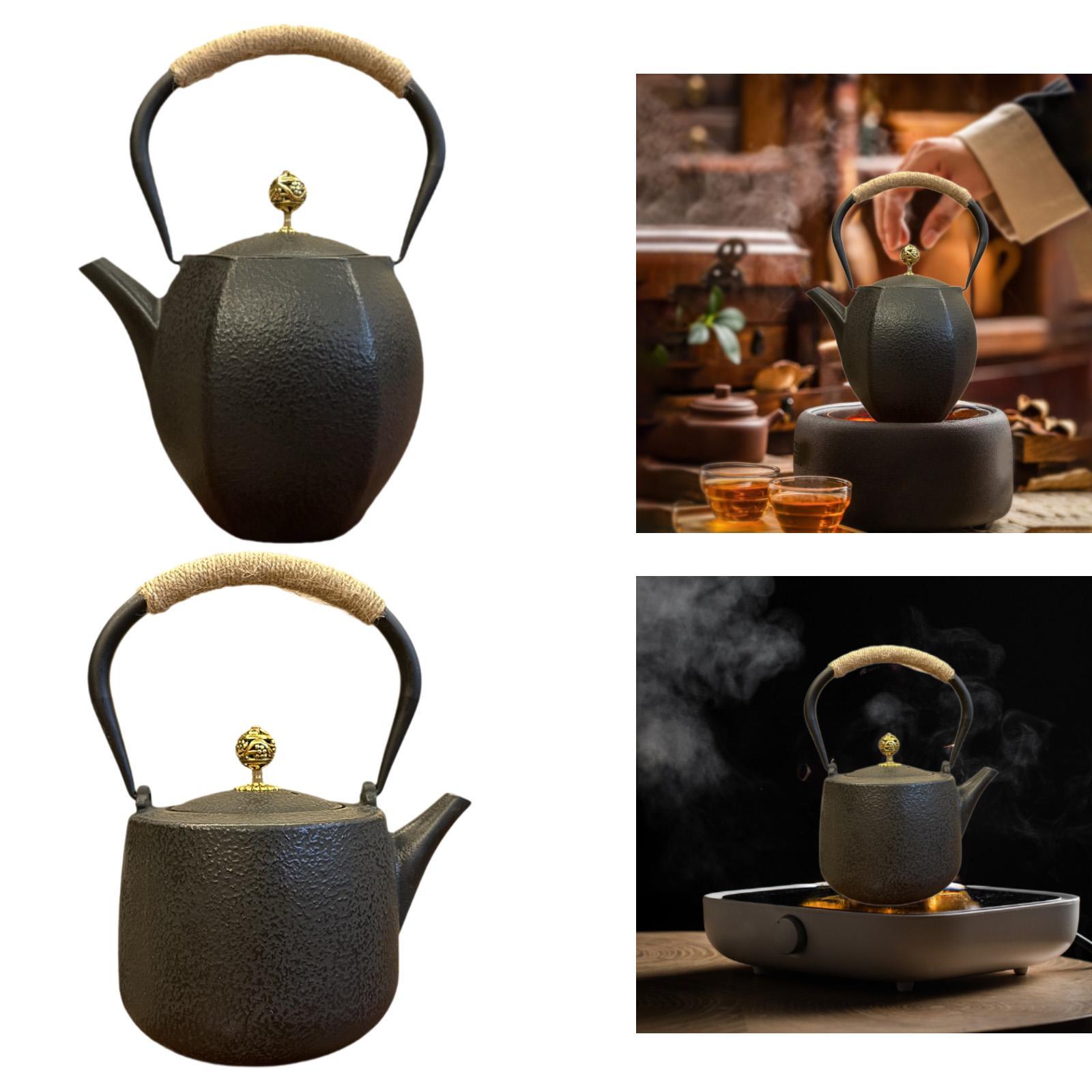 日本のティーポット、茶釜、調理用ティーポット、伝統的な鉄製の - Home Cooking Japanese のレビューと価格