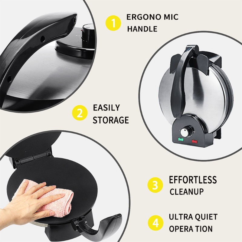 1500W ノンスティック電気クレープメーカー ロティメーカ - Home Cooking Quesadilla のレビューと価格