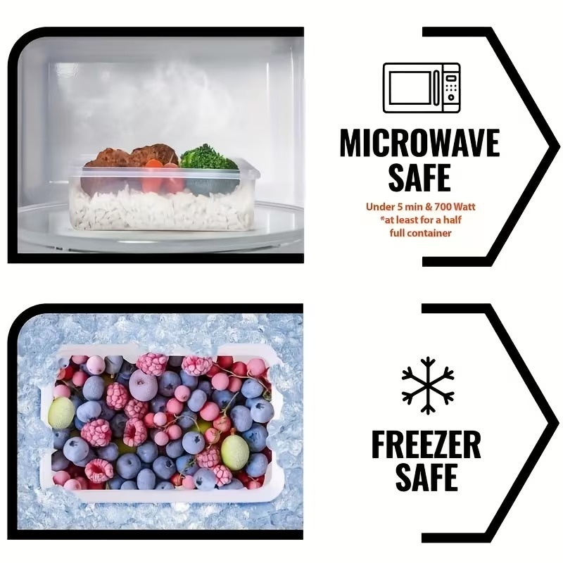 4個セット 透明食品保存容器 スナップ蓋付き、果物、野菜、パ - Home Cooking Food のレビューと価格