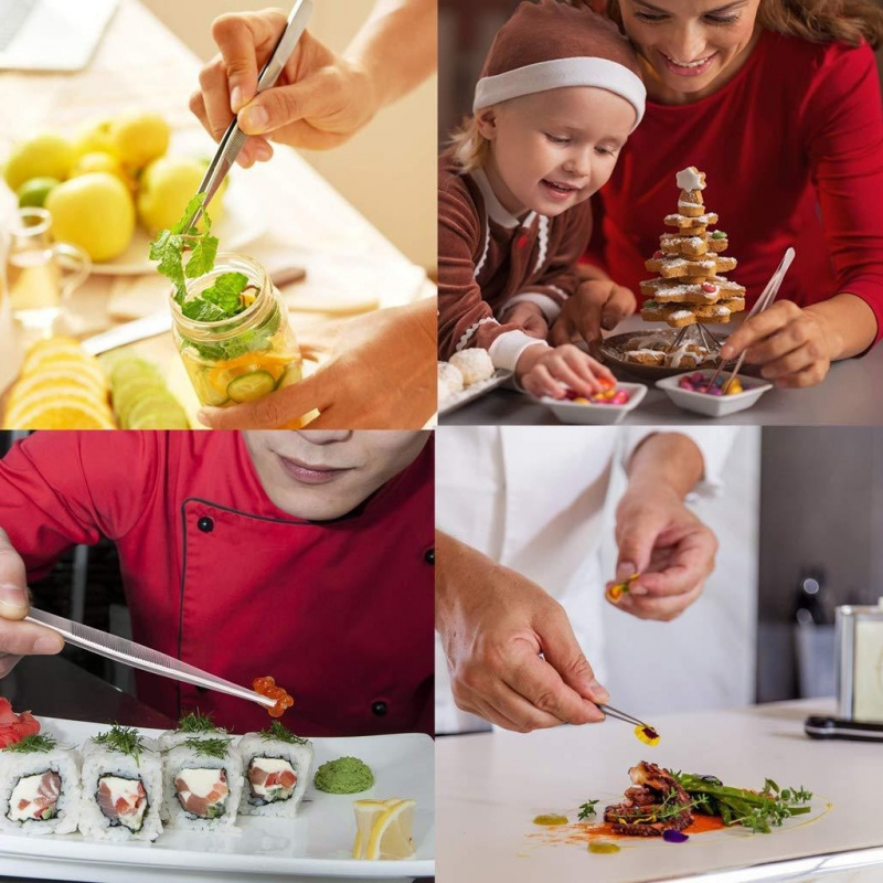 ステンレス鋼メッキトング プロシェフサービングトングセット  - Home Cooking Utensil Set のレビューと価格
