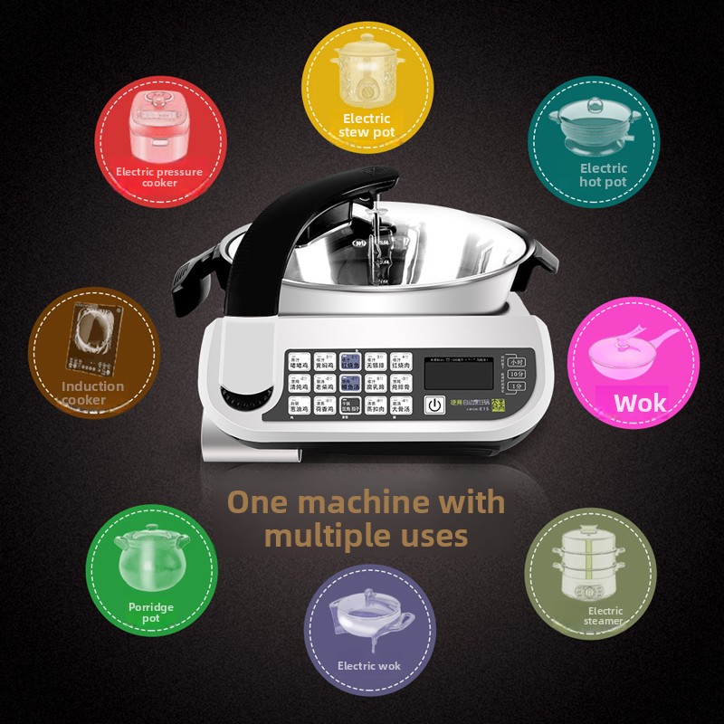 E15スマートクッキングロボット、大容量家庭用多機能フードプ - Home Cooking Oil のレビューと価格