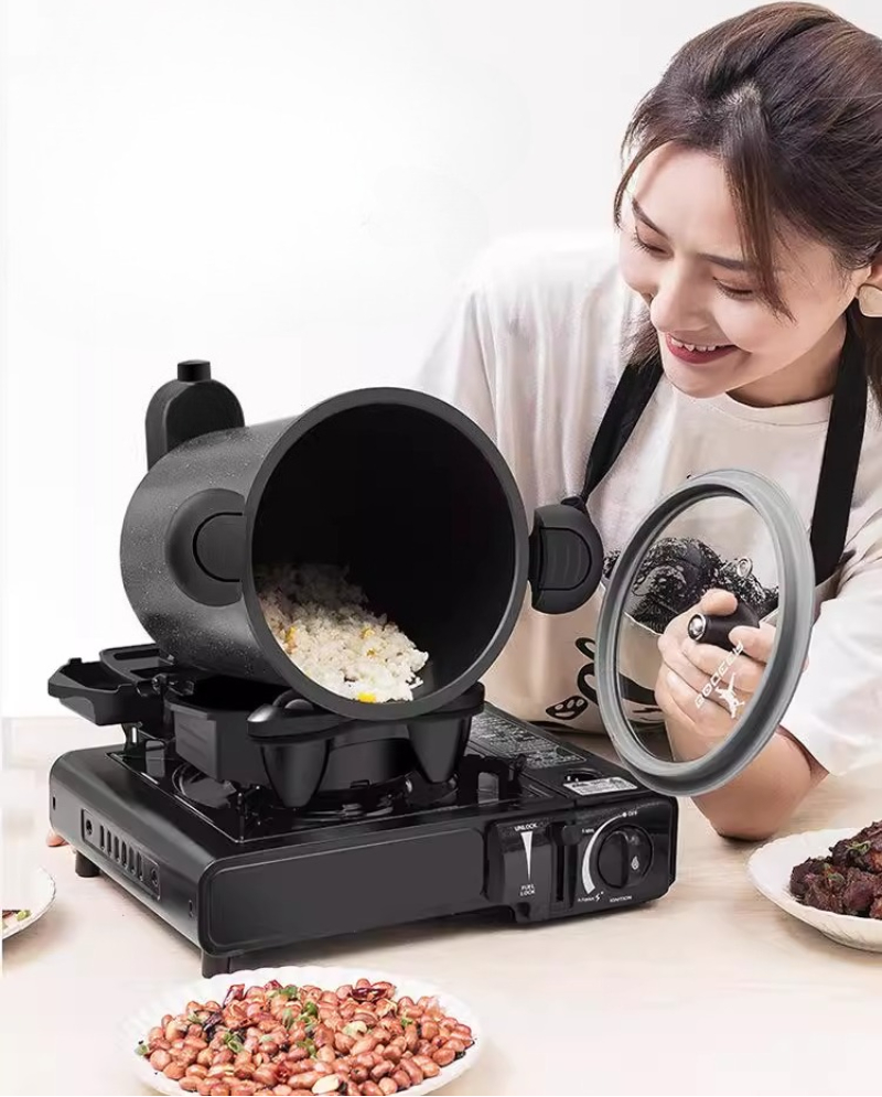 360 °   インテリジェント回転式屋外および家庭用調理機 - Home Cooking Fried Rice のレビューと価格