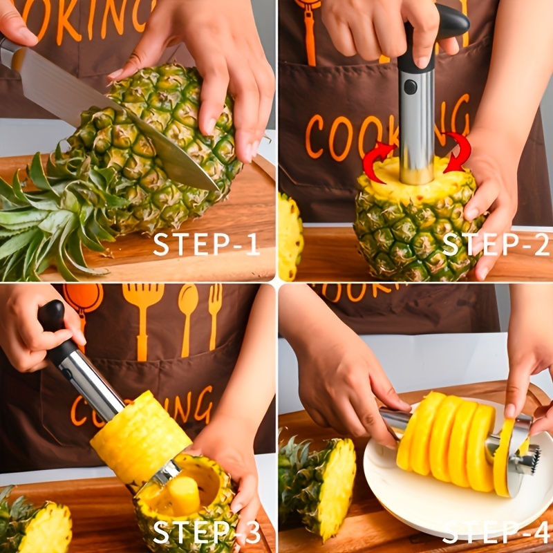 パイナップル加工ツール、芯抜きとスライサーが一体型、9.4イ - Home Cooking Food のレビューと価格