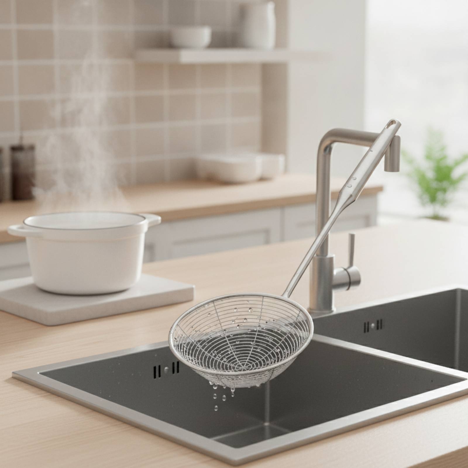 ストレーナー ストレーナー ディープバスケット ワイヤーメッ - Home Cooking Oil のレビューと価格