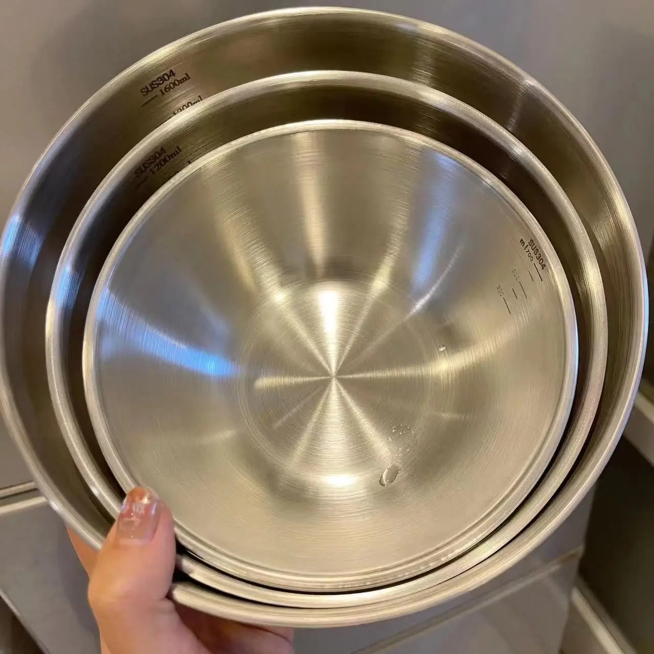 1～3個のステンレス製ボウルセット、計量機能付き、調理、ベー - Home Cooking Food のレビューと価格