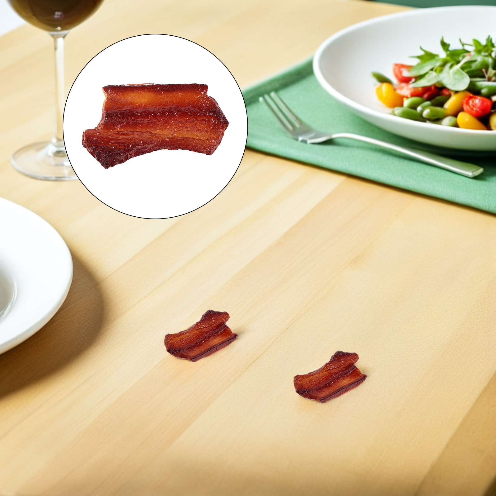 5個入り リアルな人工赤豚バラ肉 フェイクフード プロップ  - Home Cooking Menu のレビューと価格