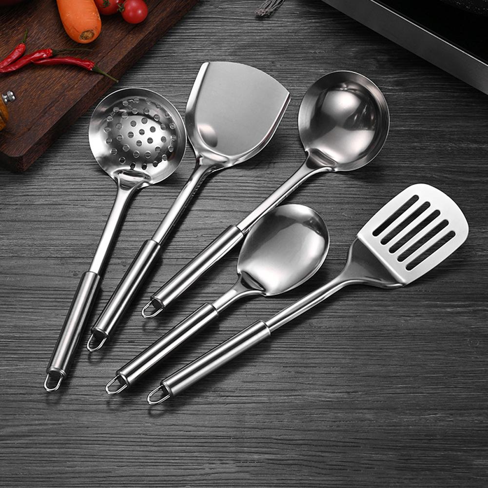 5個セット ステンレス製 実用的なスパチュラ キッチン用品セ - Home Cooking Utensil Set のレビューと価格