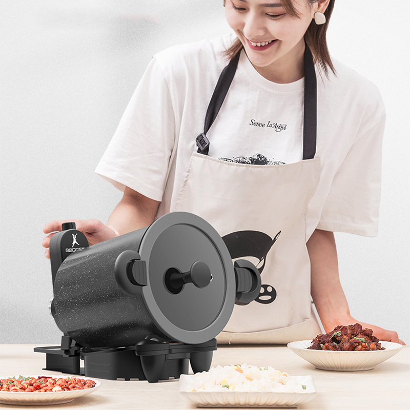 家庭用＆アウトドア多機能調理機 - 360 °   回転式チ - Home Cooking Fried Rice のレビューと価格