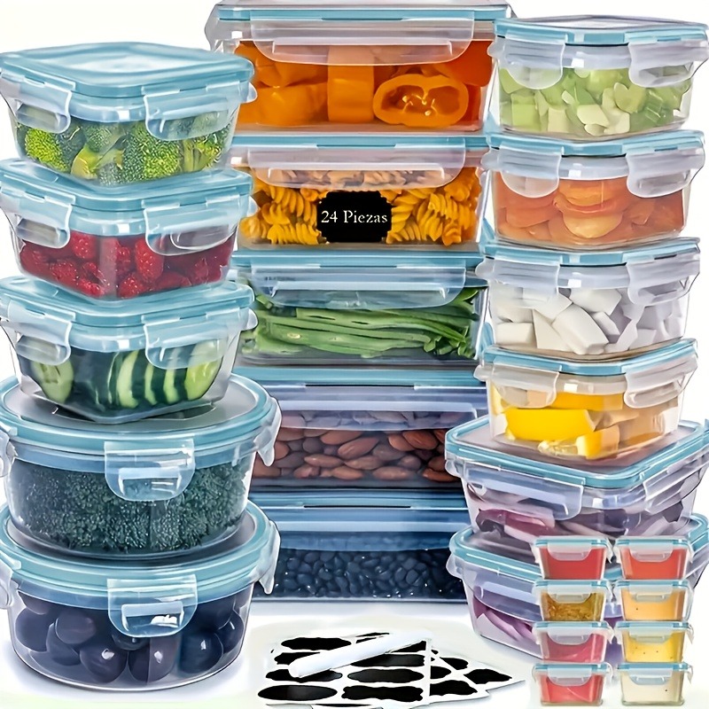 48個入り BPAフリー食品保存容器セット – キッチン、パ - Home Cooking Food のレビューと価格
