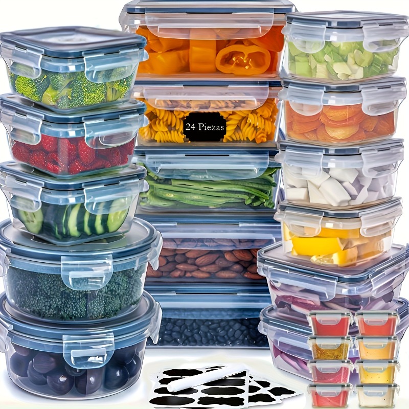 48個入り BPAフリー食品保存容器セット – キッチン、パ - Home Cooking Food のレビューと価格