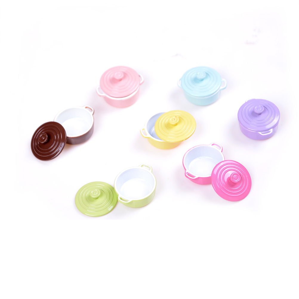 ドールハウス用ミニチュアキッチン用品,1:12スケール,蓋付 - Home Cooking Utensil Set のレビューと価格